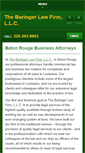 Mobile Screenshot of baringerlawfirm.com